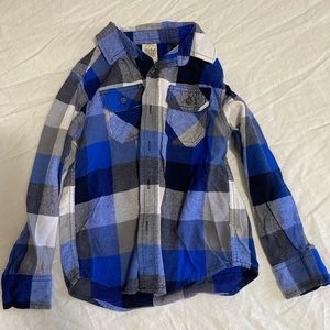 Boys flannel button up
